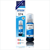 Refil de Tinta Epson T574 Original Ciano - T574220