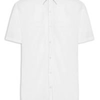 Camisa Masculina Manga Curta Búzios New - Branco