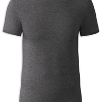 Camiseta De Manga Curta Gola De Algodao Supima® - Cinza