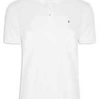 Polo Piquet Pima Continua - Branco