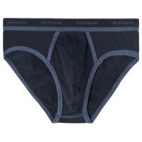Cueca Em Algodão Supima® Elasticizado Com Logotipo - Azul