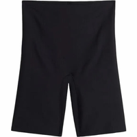 Shorts Em Microfibra Com Corte Vivo - Preto