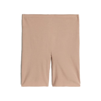 Shorts De Algodão Supima® Sem Costuras - Bege