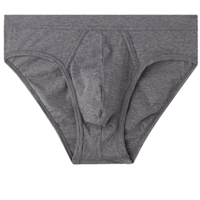 Cueca Slip Em Algodão Supima Natural Fresh - Cinza