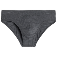 Cueca Slip Em Algodão Supima - Cinza