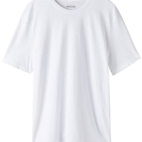 Camiseta Em Algodão Slub - Branco