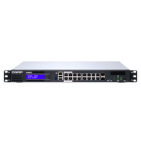 Switch QNAP 16 Portas PoE 1GbE 2 Portas RJ45 e SFP - QGD-1600P-8G