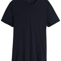 Camiseta Em Algodão Supima Extrafino Manga Curta - Azul