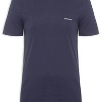 Camiseta Masculina Cjk Logo Básico Peito - Azul