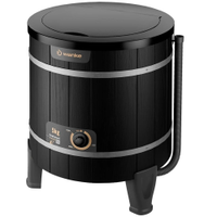 Tanquinho Máquina de Lavar Roupas Wanke Tradicional 5Kg Semi-Automática, Preto - 110 Volts