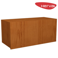Armário Aéreo de Cozinha 1 Porta Herval Roma, Freijó 80 cm