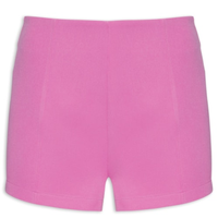 Short Feminino Alfaiataria Cintura Alta - Rosa