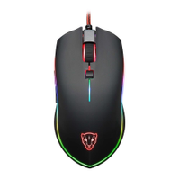 Mouse Gamer Motospeed V40 Black 4000dpi USB Design 6D
