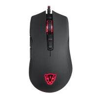 Mouse Gamer Motospeed V70 Black 6400dpi USB Design 7D Preto