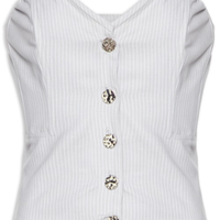Blusa Feminina Corset Tomara Que Caia - Cinza
