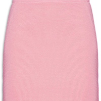 Saia Tricot Curta - Rosa