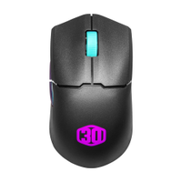 Mouse Gamer Cooler Master Óptico Wireless MM712 6 Botões 19000DPI Preto - MM-712-KCOH1