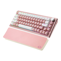 Teclado Gamer Cooler Master Sakura Edition CK721 Switch Vermelho RGB Rosa - CK-721-SKTR2-US