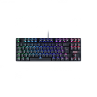 Teclado Mecânico PcYes TKL Neron RGB Switch Brown C/Fio Preto