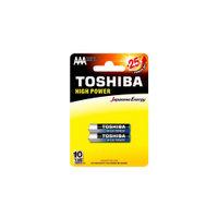 Pilha Toshiba Alcalina AAA C/ 2 Unidades 1,5V - 72453 (Caixa Com 12 Blisters)