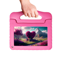 Tablet Kid Multi 4GB RAM 64GB Wi-Fi USB 2MP 7" NB411 - Rosa