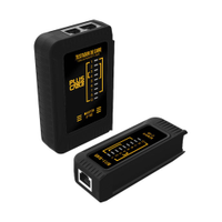 Testador de Cabo de Rede Plus Cable LT-100BK Plug and Play Compatível RJ11/RJ45