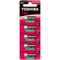 Pilha Toshiba Alcalina 12V 23A C/5 Unidades - 72458