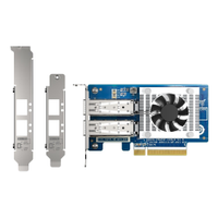 Adaptador de Rede Storage QNAP NVIDIA Mellanox ConnectX-6 Lx Transferência 25Gb/s PCIe Gen4 - QXG-25G2SF-CX6