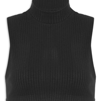 Top Aro Golinha Rib - Preto
