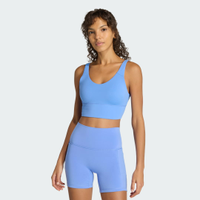 Top Esportivo Suporte Leve Três Listras Studio All Me Mulher adidas