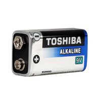 Bateria Toshiba Alcalina 9V C/1 Uni - 72455 (Caixa com 12 Blisters)