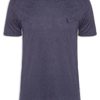Camiseta New Linho - Azul