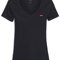Camiseta Feminino Perfect V Neck Tee - Preto