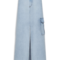 Saia Jeans Alais - Azul