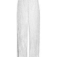 Calça Feminina Malha Metálica - Preto