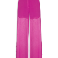 Calça Feminina Ggt Abotoamento Lateral - Rosa