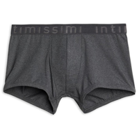 Boxer De Microfibra Com Logotipo - Cinza