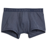 Boxer De Microfibra Com Logotipo - Azul