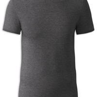 Camiseta De Manga Curta Gola De Algodao Supima® - Cinza