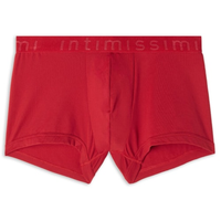 Boxer De Microfibra Com Logotipo - Vermelho