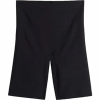 Shorts Em Microfibra Com Corte Vivo - Preto