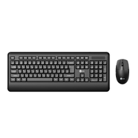 Kit Teclado e Mouse Lecoo Membrana ABNT2 1200 DPI Preto - KW202
