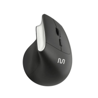 Mouse Wireless Multi MO384 Vertical 2.4GHz 6 Botões 1600DPI - Preto