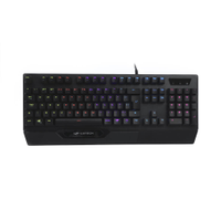 Teclado Mecânico Gamer C3Tech KGM-1200BK Led Multicolors Switch Blue USB - Preto