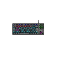 Teclado Mecânico Fortrek Hawk Compact Switch Outemu Brown Rainbow C/Fio Preto