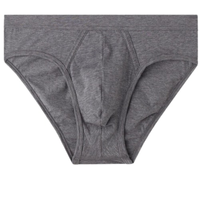 Cueca Slip Em Algodão Supima Natural Fresh - Cinza