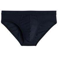 Cueca Slip Em Algodão Supima - Azul