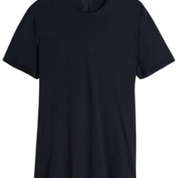 Camiseta Em Algodão Supima Extrafino Manga Curta - Azul