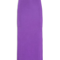 Saia Longa Com Fendas Laterais - Roxo