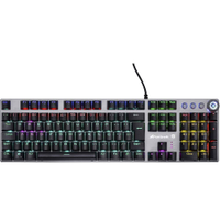 Teclado Gamer Fortrek PRO K7 RGB Mecânico Switch KRGD Blue USB Prata - 67702